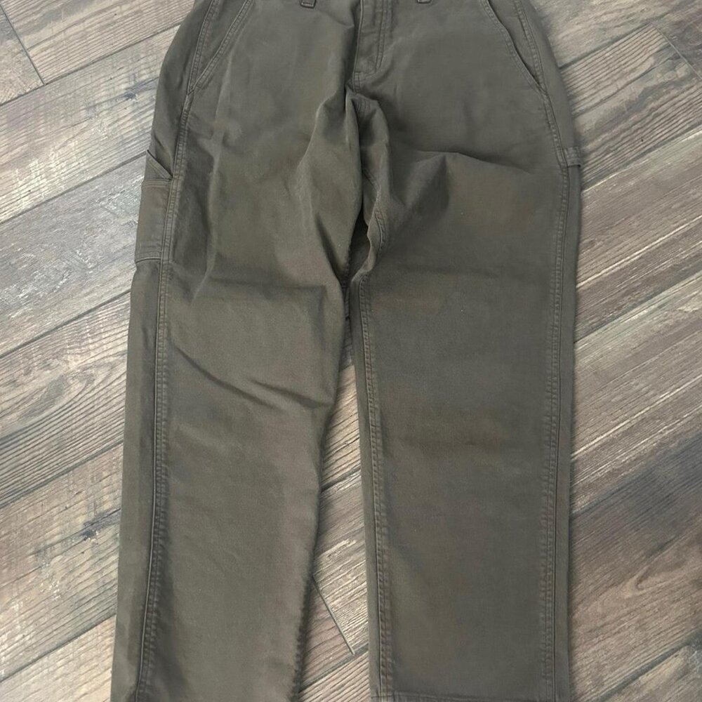 Abercrombie & Fitch Men's Brown and Khaki Trousers